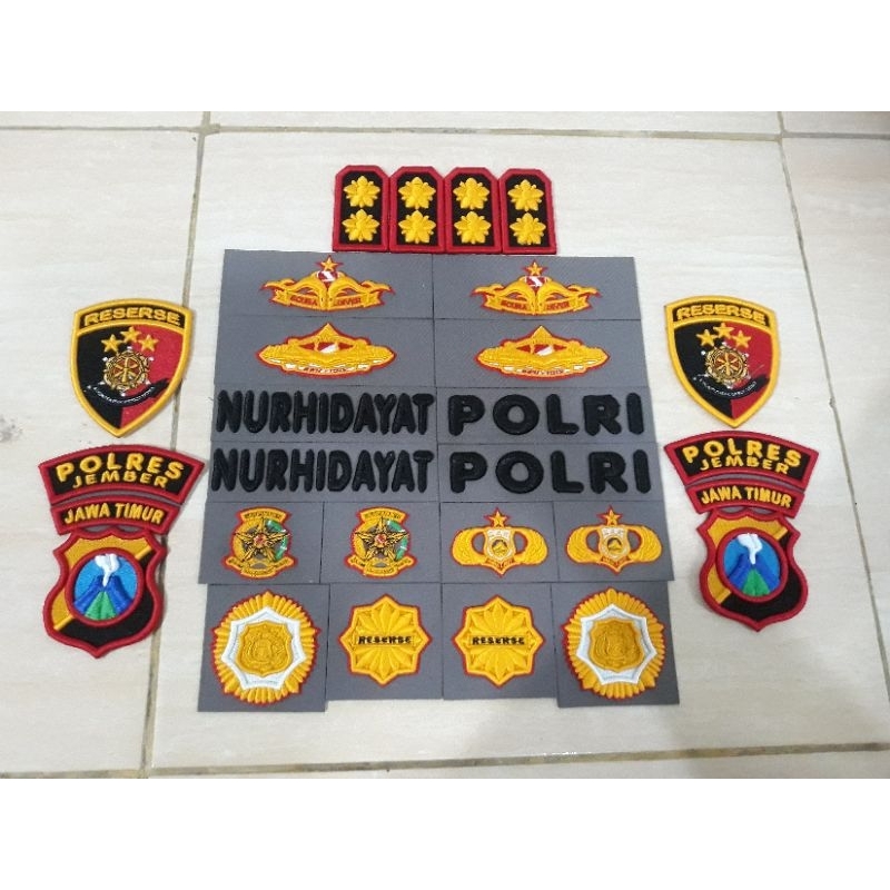 atribut pdl polri timbul premium di pengeras
