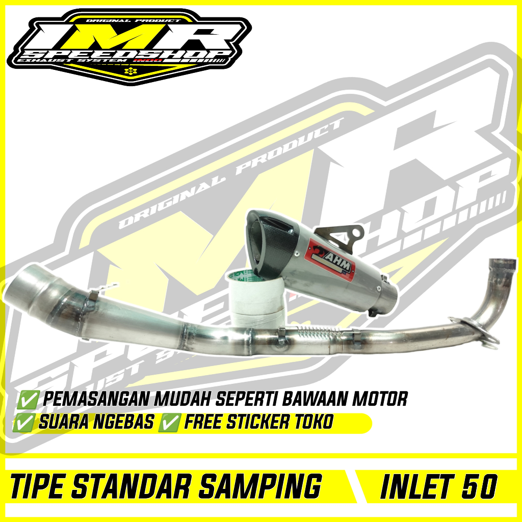 KNALPOT AHM MALAYSIA JUPITER Z Z1 VEGA R ZR RR FORCE Fi SUPRA FIT X 100 125 ABSOLUTE REVO 110 BLADE 