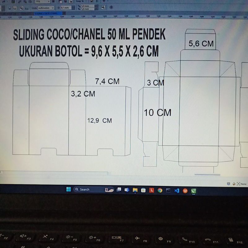 

iDk90 Box Coco Chanel 50 ml Pendek/Zara 30 ml Polos