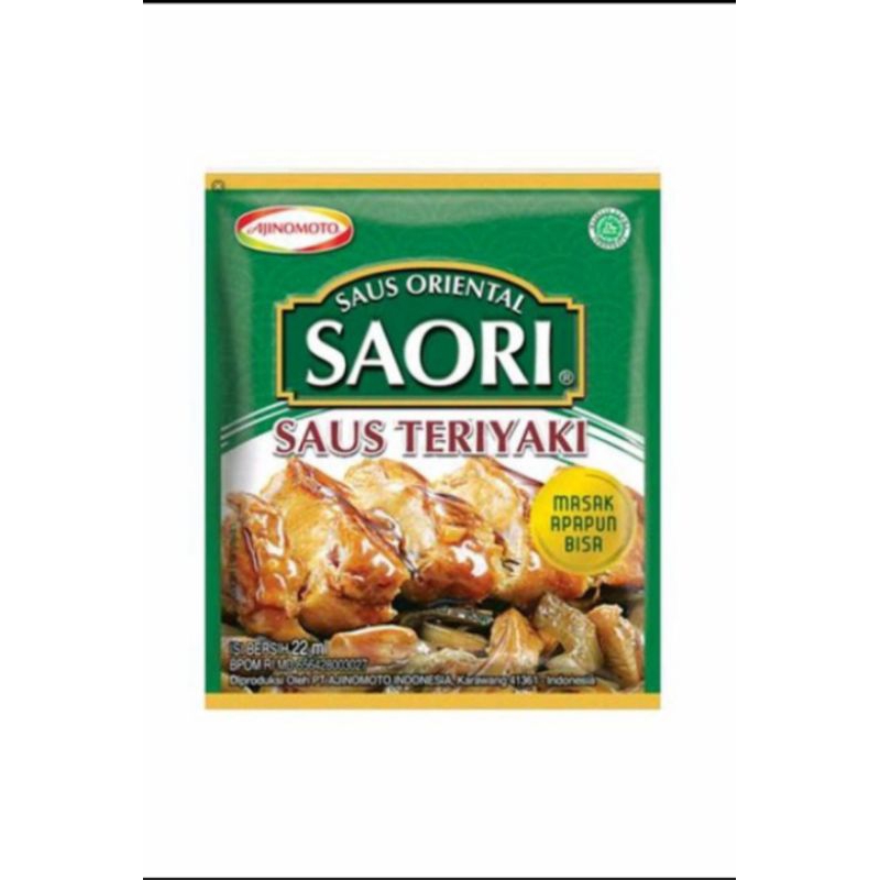 

Saori Saus Teriyaki 22 ml 1 sachet
