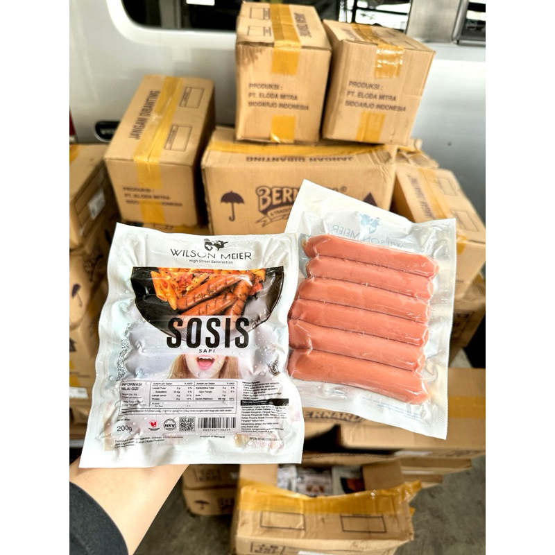 

Sosis Sapi Bernadi Wilson Meier 200gr