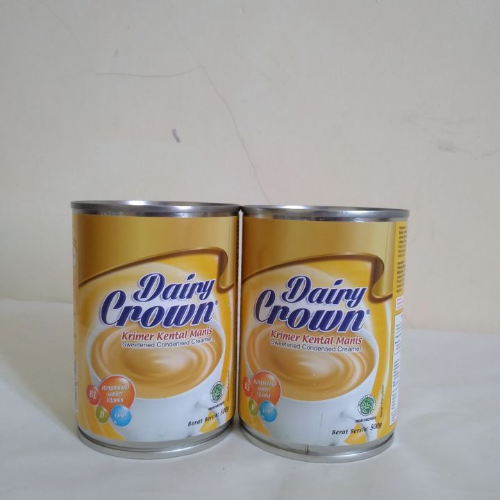 

[oddsolshop] pekanbaru/Dairy Crown Creamer 500GR SKM Kental Manis Sweetened Condensed Krimer