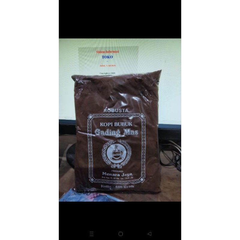 

Kopi Gading Mas 500gr