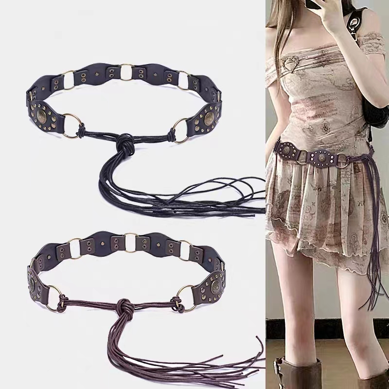 BGS-447 Ikat Pinggang Wanita Sabuk Kulit Fashion Belt y2k Wanita Cassual Trendy