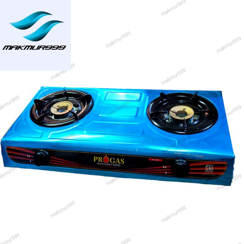 kompor progas PG 269 stainless 2 tungku