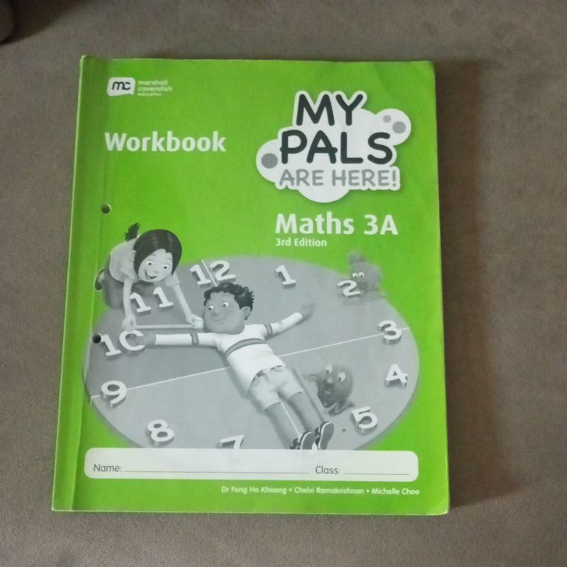 workbook My pals are here maths 3A kelas 3