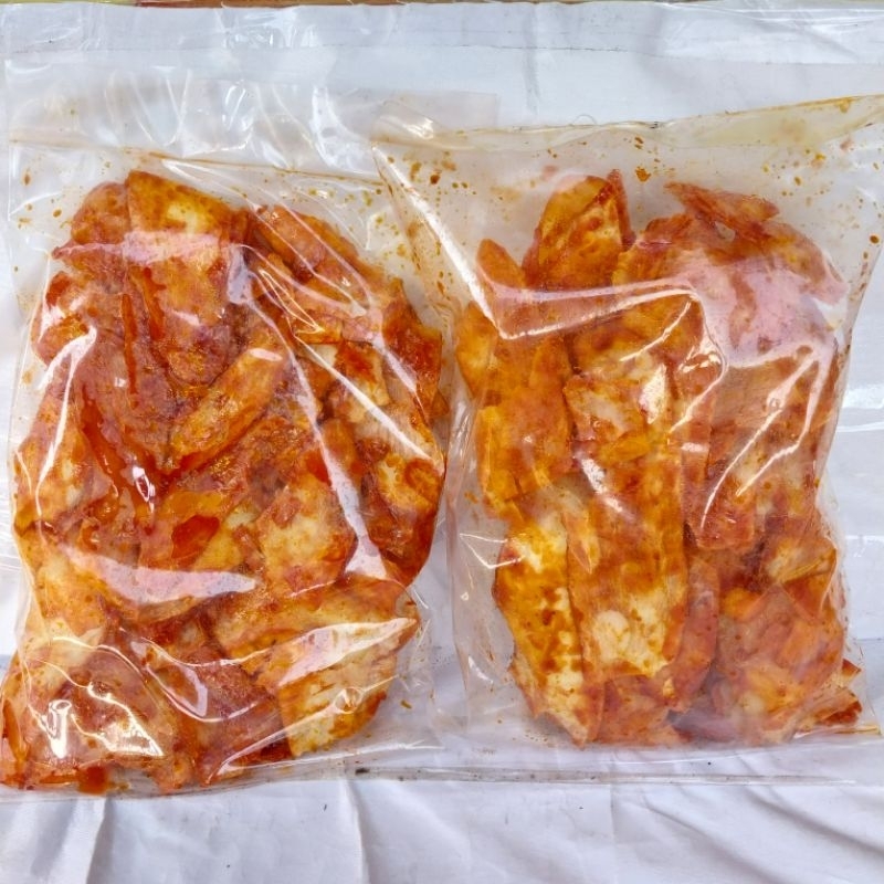 

Keripik Singkong Pedas Manis/Keripik Sanjay 250 gram