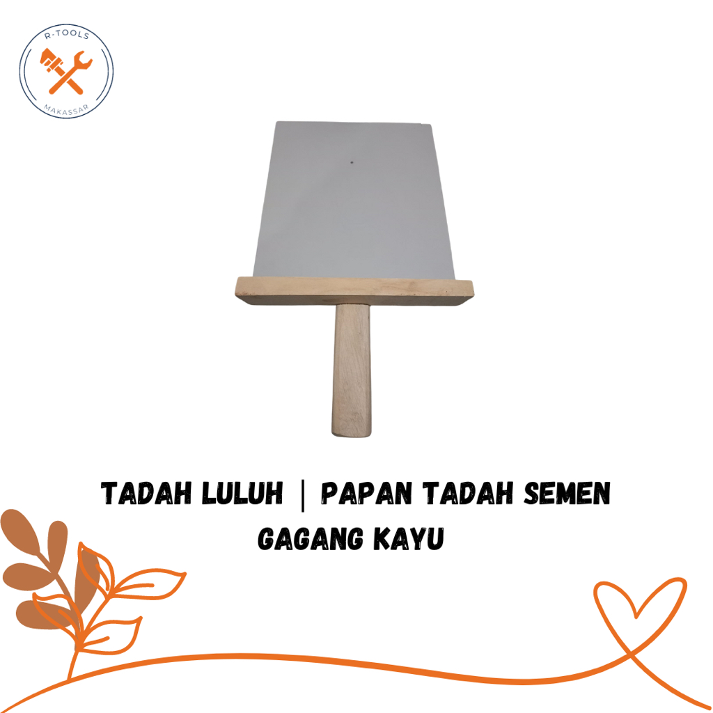 Tadah Luluh / Papan Tadah Semen - Penadah Adukan Semen