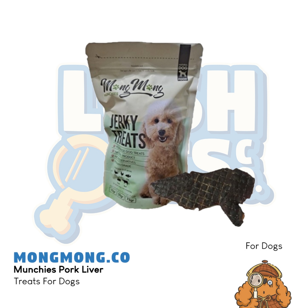 MongMong.Co Munchies Pork Liver Dog Treats
