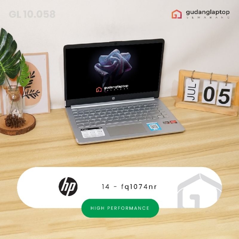 HP 14 - fq1074nr AMD Ryzen 3-5300U 8/256 14 inch HD | GL10058