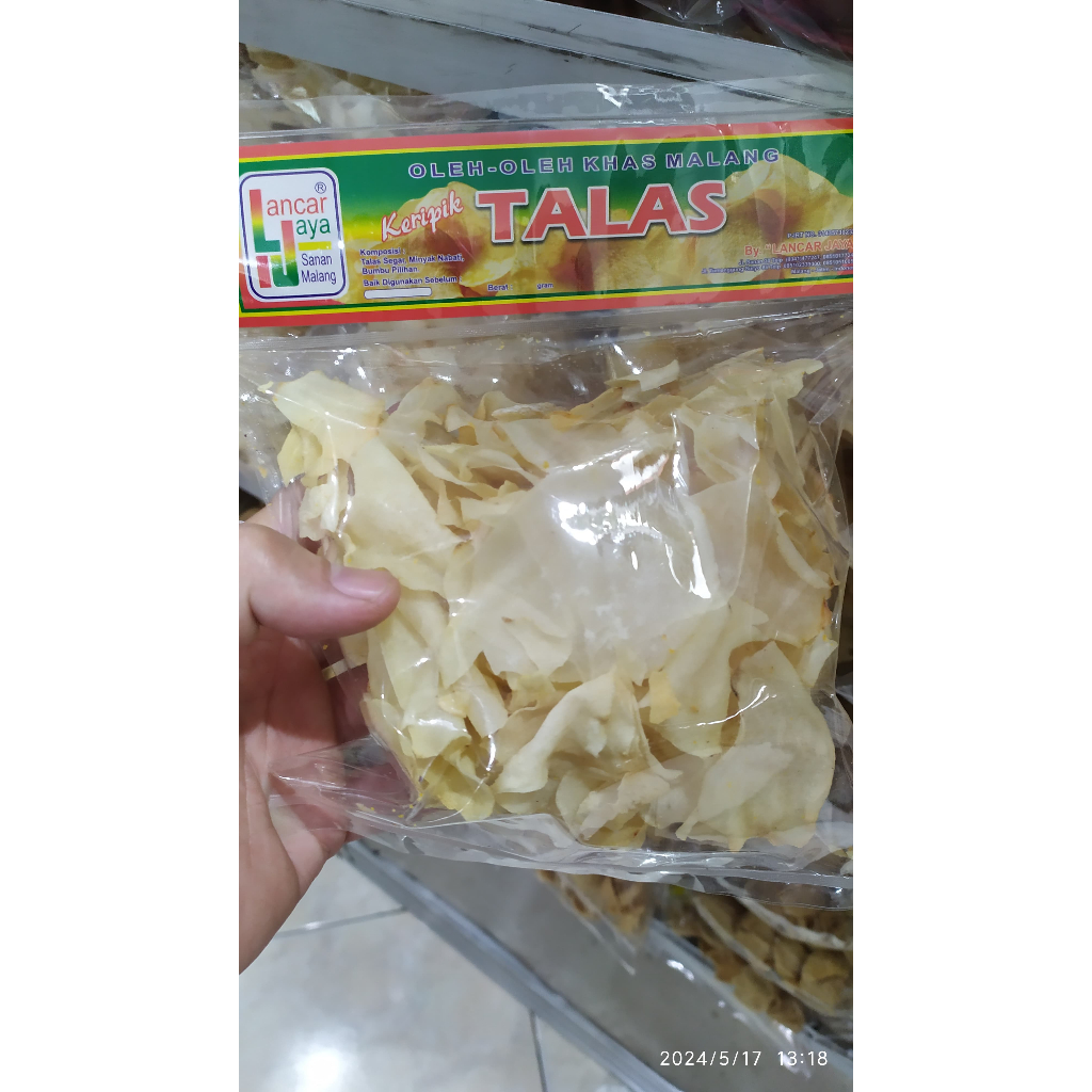 

Keripik Talas Lancar Jaya khas Malang