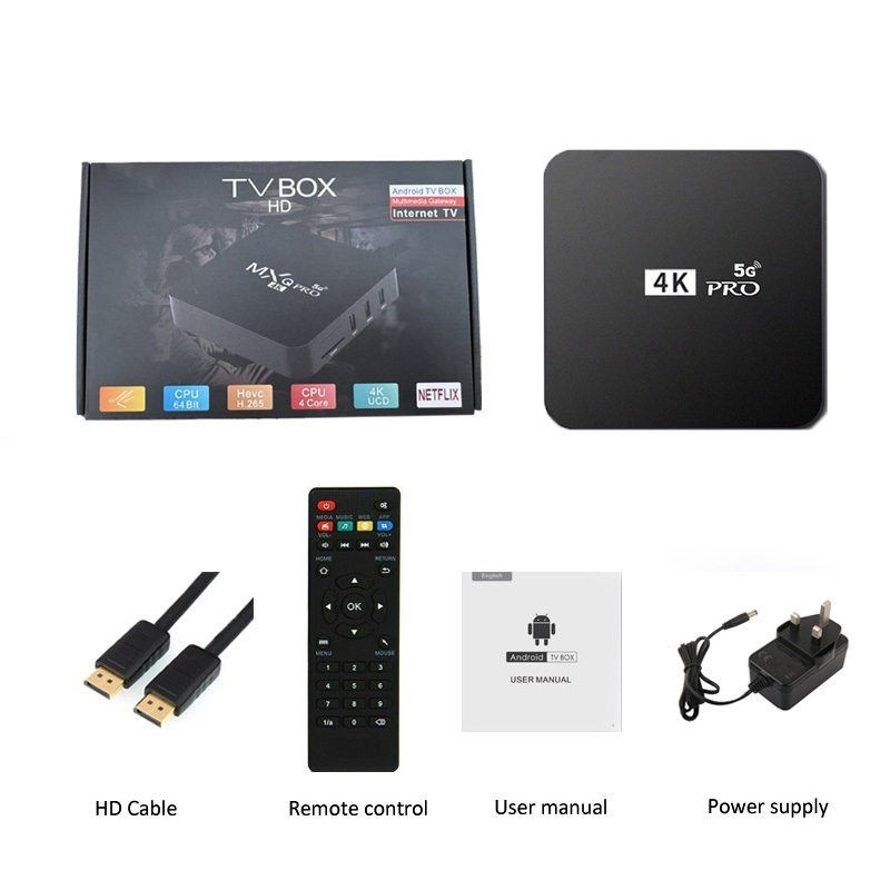 terbaru mxq pro 4k 5g 16g+256g smart box android 11 set up box tv digital stb android tv box tv