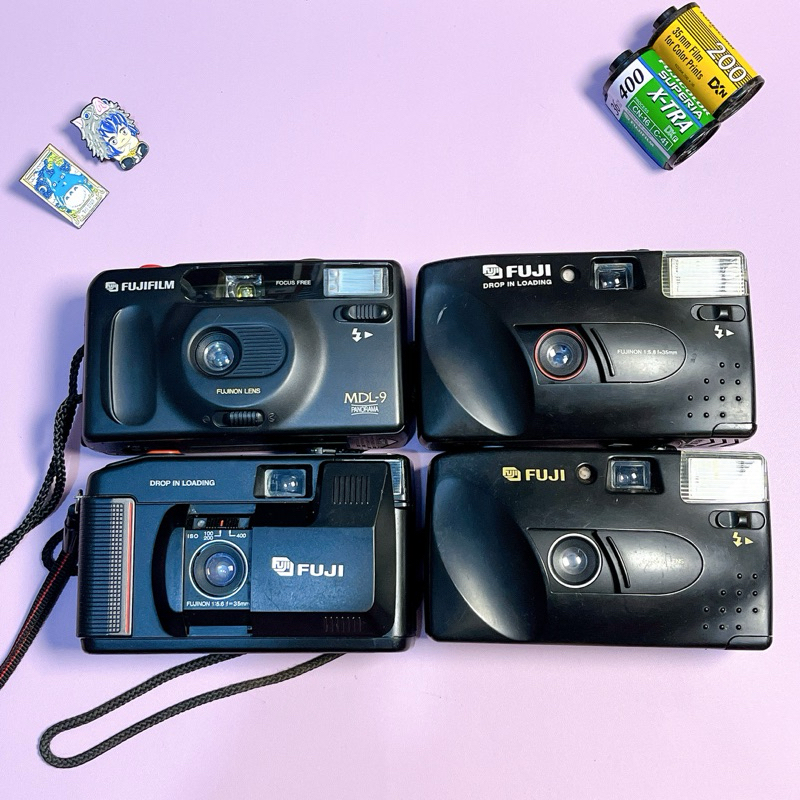 KAMERA ANALOG FUJIFILM MDL-5/DL-8/MDL-9/DL-10/DL-15/MDL-25N/MDL-25DATE/DL-80/MDL-95/105 35MM / ANALO