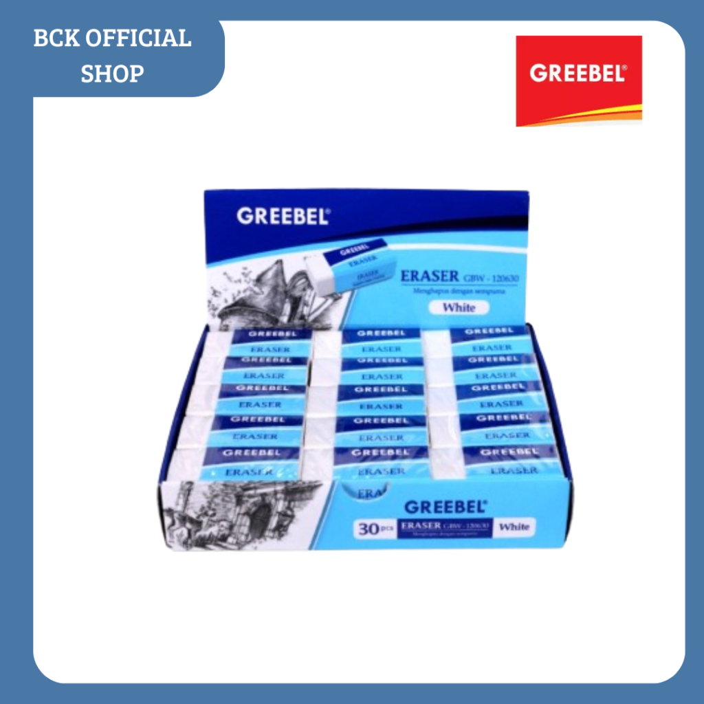 

Penghapus Greebel Eraser GBW-120640 S - Putih (PCS)