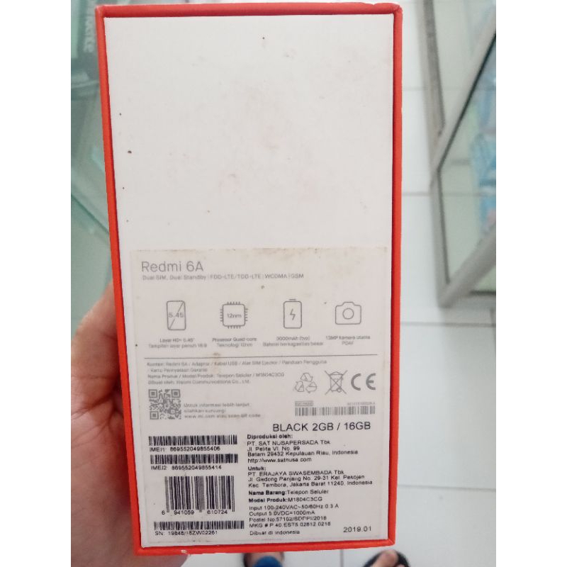 hp Xiaomi redmi 6a bekas