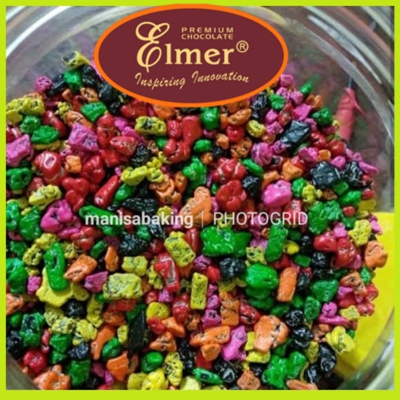 

ELMER COKELAT BATU KERIKIL MINI 100 GRAM CHOCO STONE ROCK COKLAT TURKI