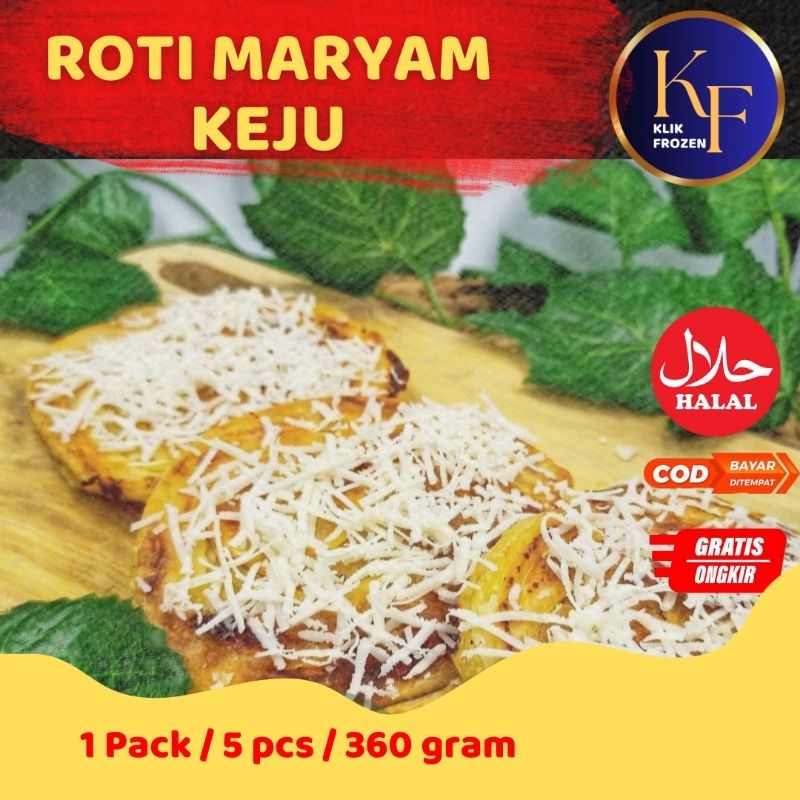 

ROTI MARYAM / CANE KEJU / ROTI CANE / ROTI CANAI / 1PACK ISI 5 PCS