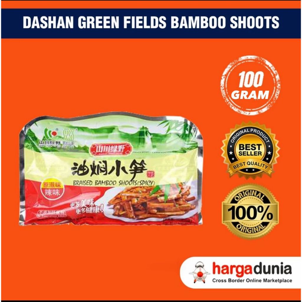 

Bamboo Shoots Spicy Asinan Rebung 500gr Makanan Siap Saji Khas China