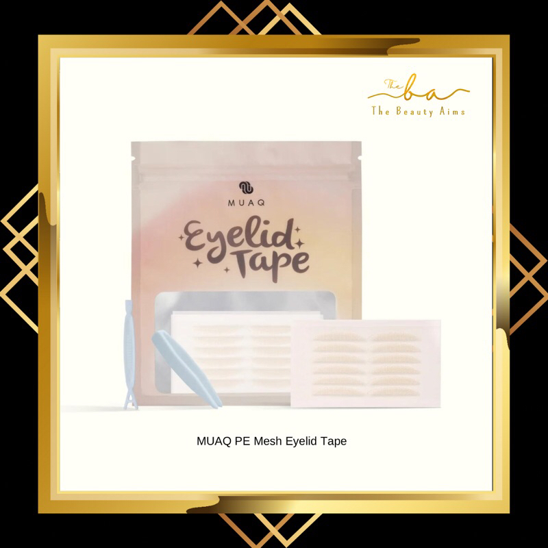 MUAQ PE Mesh Eyelid Tape / Muaq Eyelid Nylon Lace / Skot Mata Muaq 96pcs