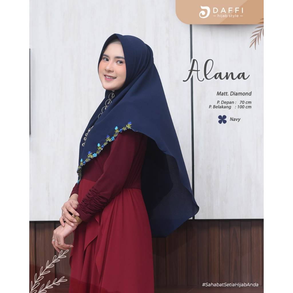 Hijab Daffi Alana Series hijab instan jilbab instan berkualitas ORI Daffi
