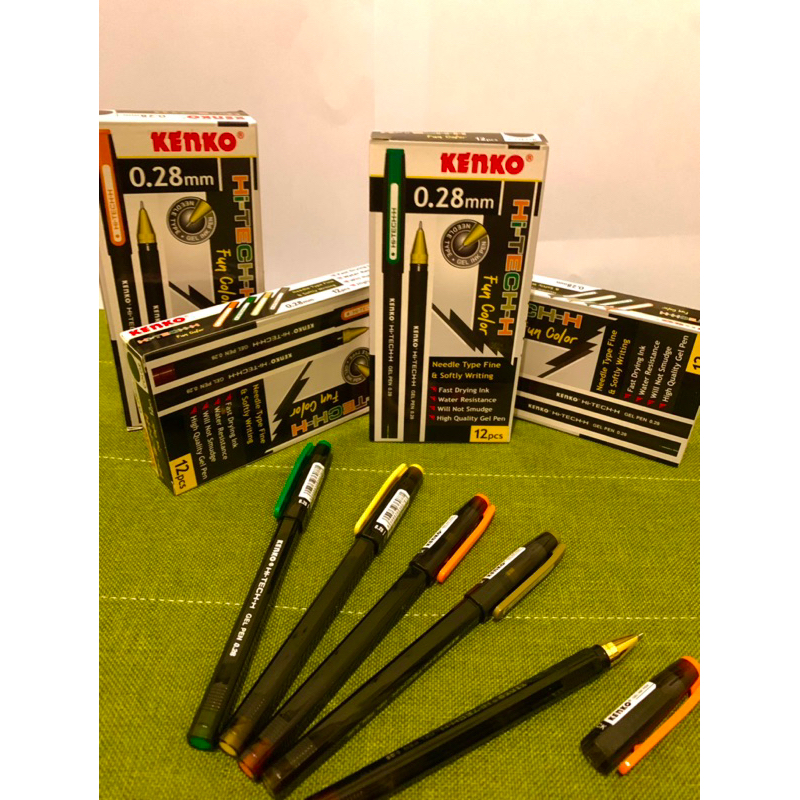 

Pulpen Kenko HI-TECH isi 12 pcs (hitam)