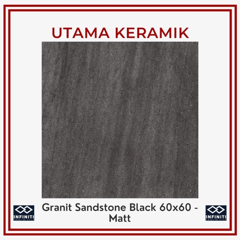 Granit infiniti standstone black 60x60 kw 1 - granit lantai