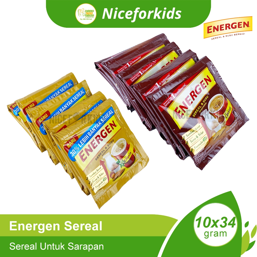 

Energen Sereal Renceng Isi 10sachet / Minuman Sereal dan Susu