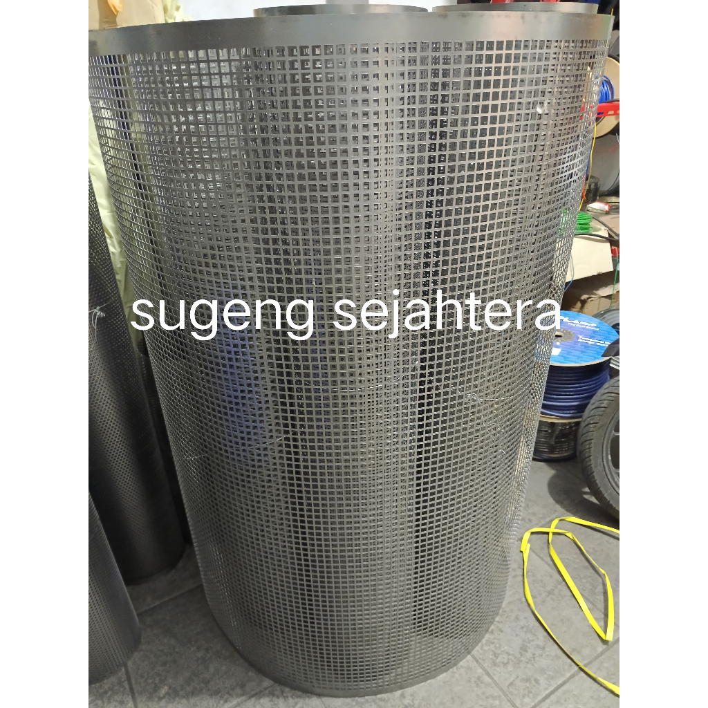 Ram box speaker lubang kotak persegi ukuran 120x120