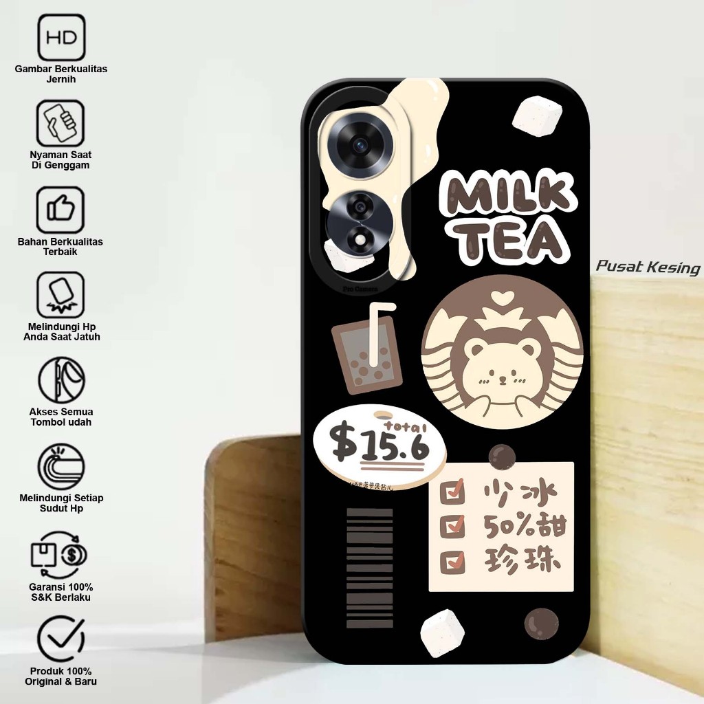 SOFTCASE OPPO A60 Terbaru Motif (STARBUCKS) Case Oppo A60 New - Case Hp - Casing Hp - Casing Oppo - 