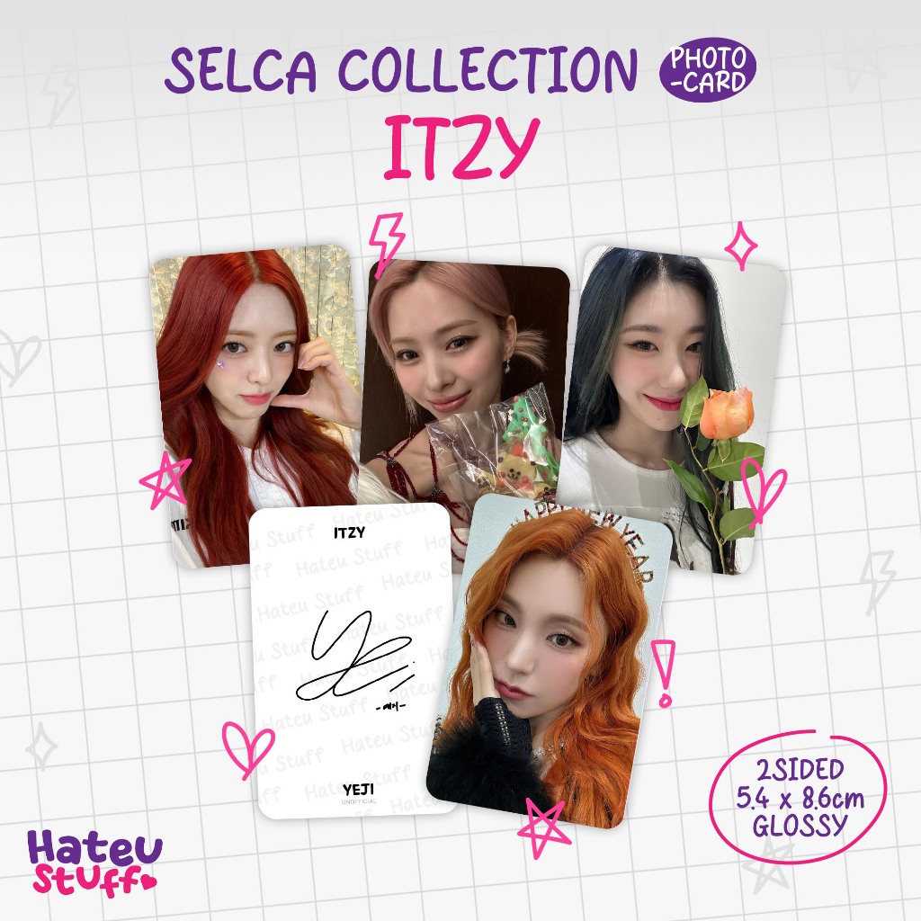 ITZY Unofficial Photocard Selca Collection One Summer Day, IT'ZZZ, Valentine, White Day, Christmas