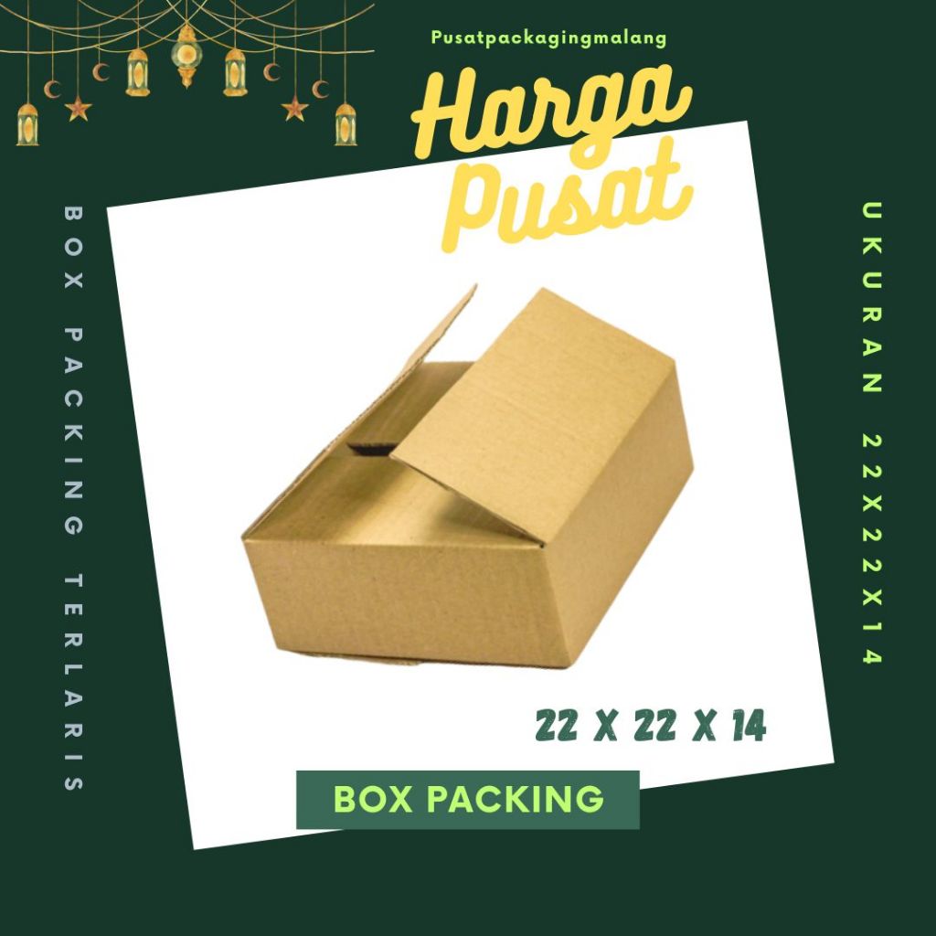 

Karton 22x22x14 Kardus A1 Packing Dus Kotak Kemasan Box Aksesoris Souvenir Sparepart Obat Madu