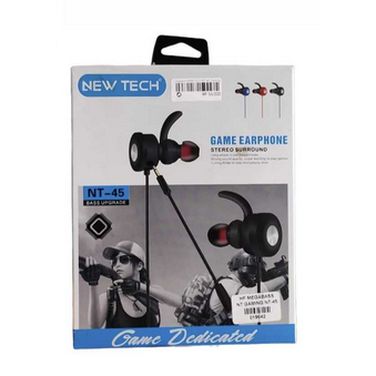 Headset Handsfree Gaming Newtech NT-45 Super Bass With Microphone Untuk Hp Android Dengan Colokan Ja