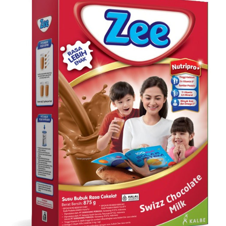 

ZEE REGULER COKLAT 875 GR -RAJA SUSU