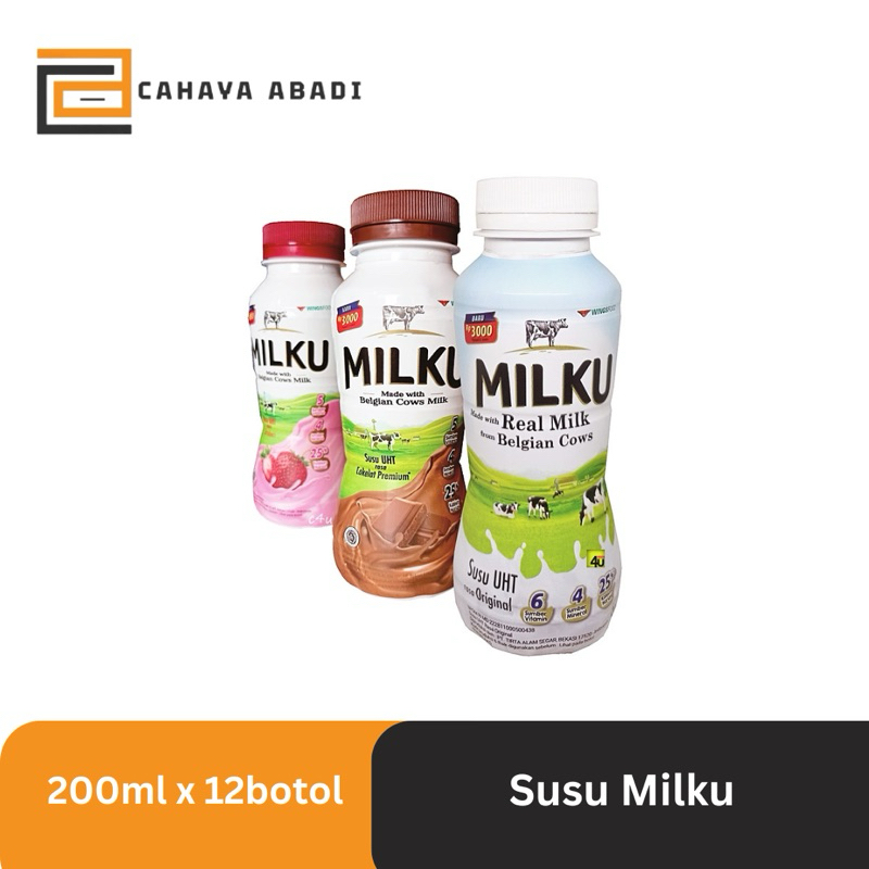 

Susu Milku Susu UHT Milku [1 Pak isi 12 Botol]