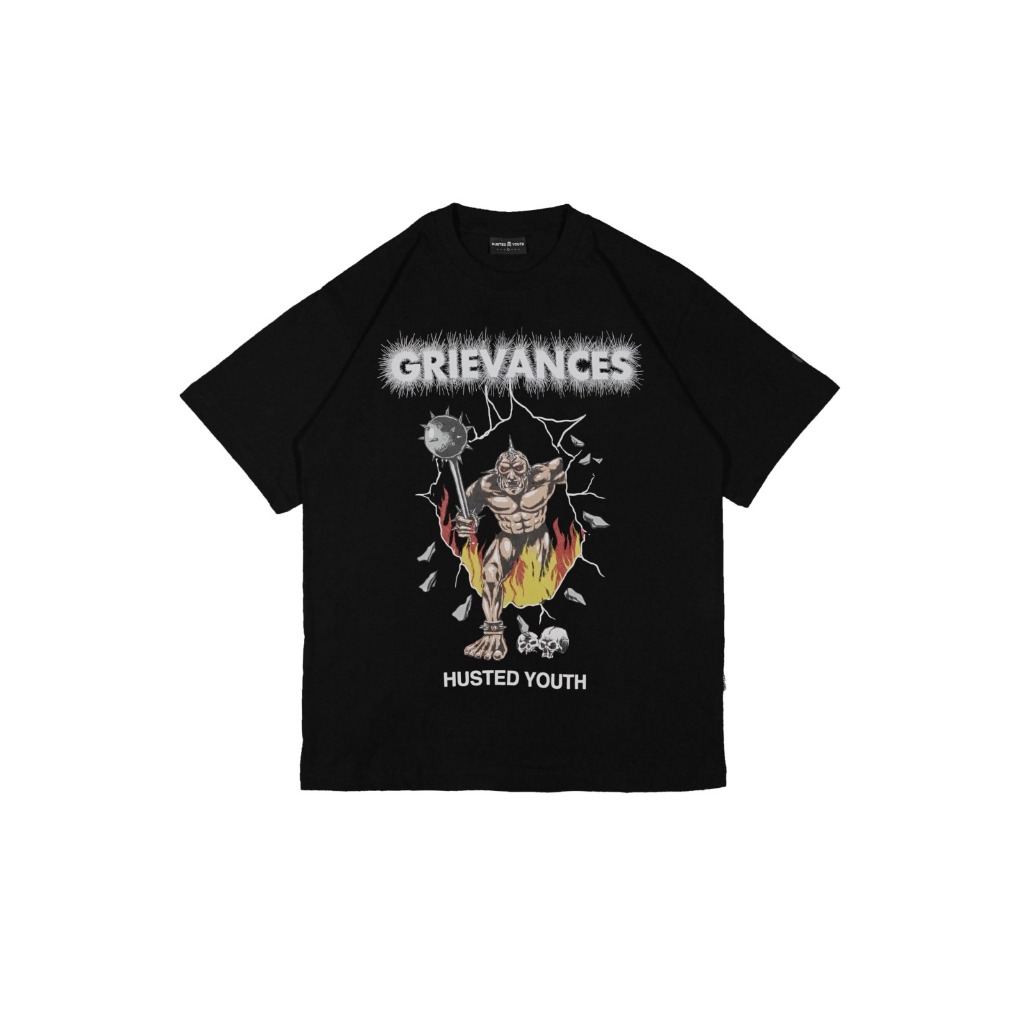 HUSTED KAOS HITAM GRUSOM TS