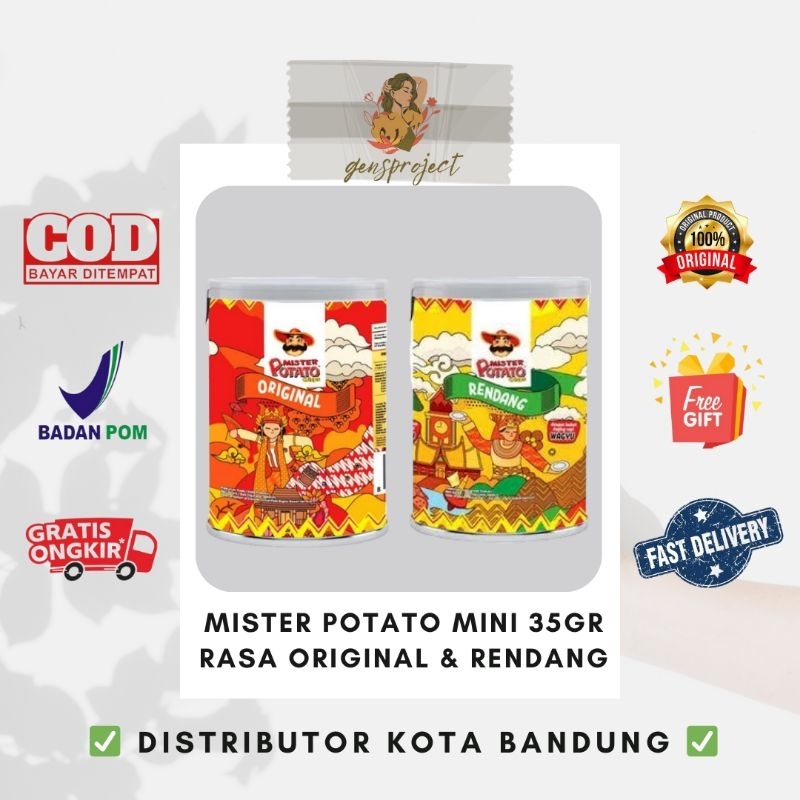 

MISTER POTATO MINI 1 DUS ISI 24pcs x 35gr