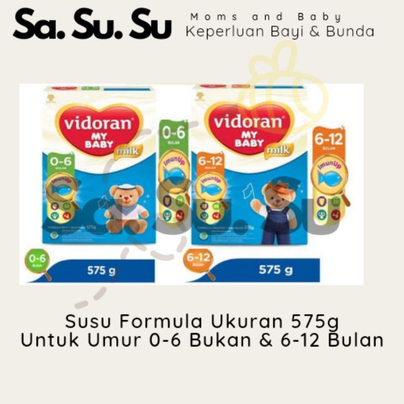 Vidoran 0-6 Dan 6-12 bulan 575g