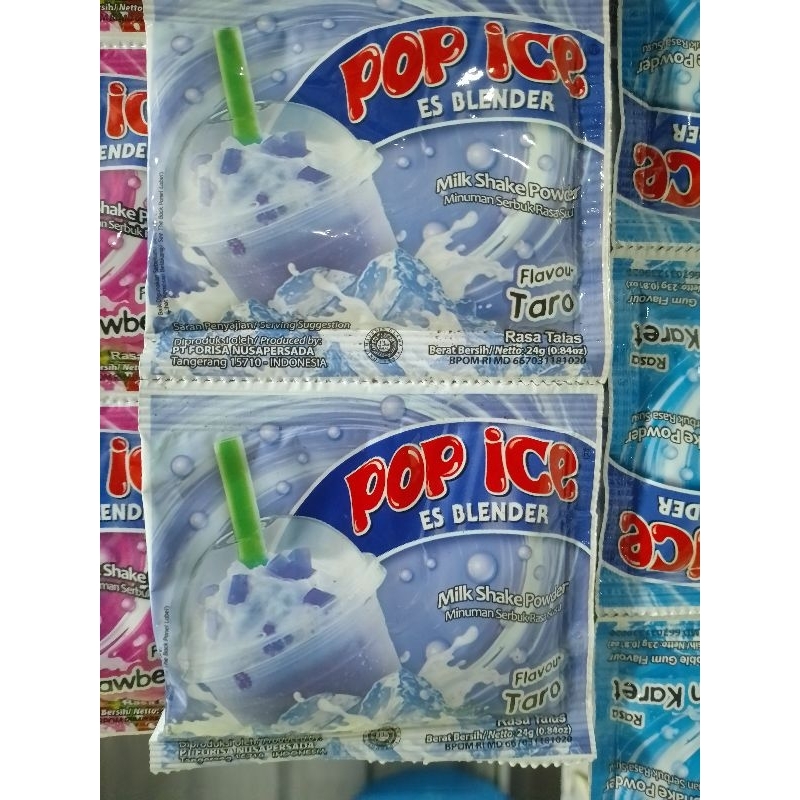 

Pop ice Taro rencengan / 1 rencengan isi 10pcs