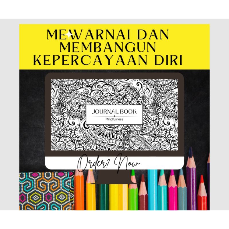 

KERTAS MEWARNAI GAMBAR MOTIVATION FOR TEENS AND ADULTS MINDFULNESS JOURNAL 1 PAKET