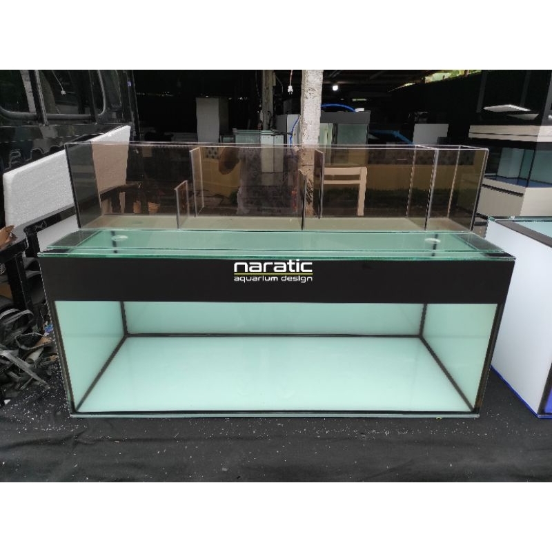 Aquarium 100x50x40 8mm top filter kaca