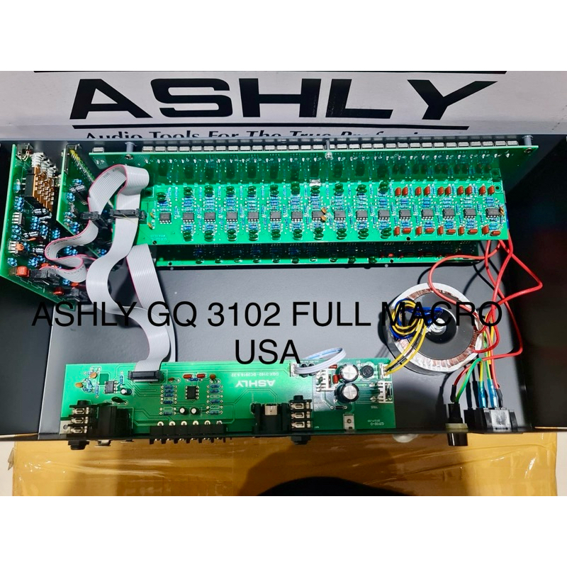 EQUALIZER ASHLY GQ 3102 MACRO USA ORIGINAL / EA Ashly Gq 3101 Macro Usa original