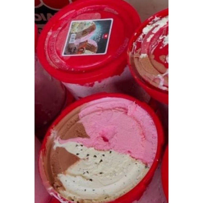 

Ready stock ice cream diamond neopolitan 8 liter