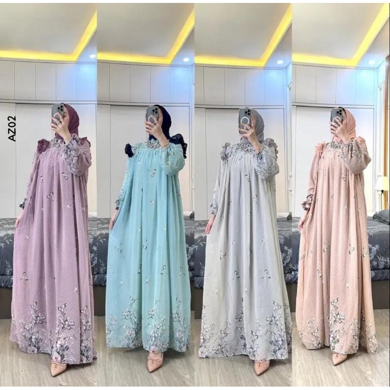 Gamis Set Jilbab Ceruty Premium