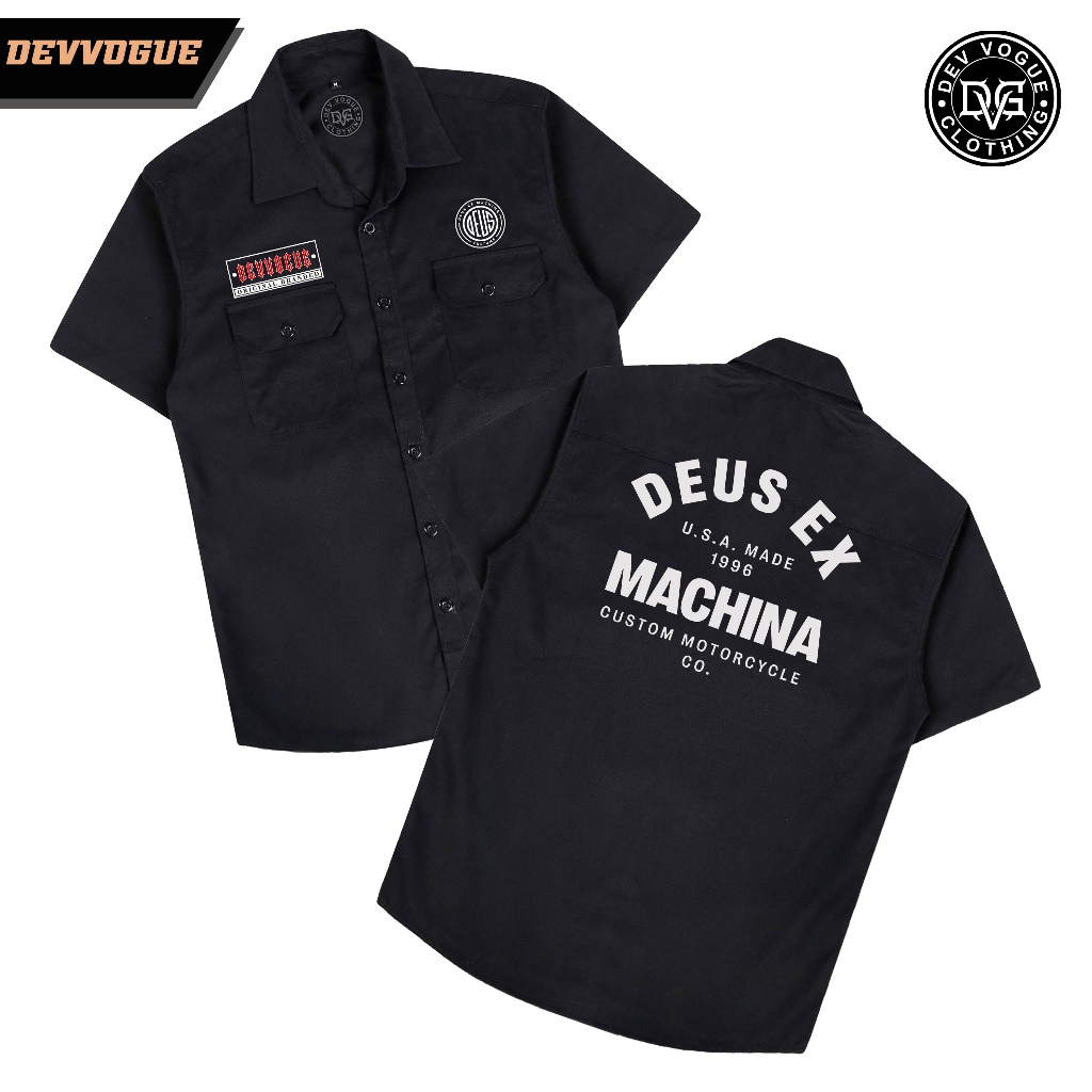 DEVVOGUE / Kemeja Workshirt DEUS X M / Shirt  Quality