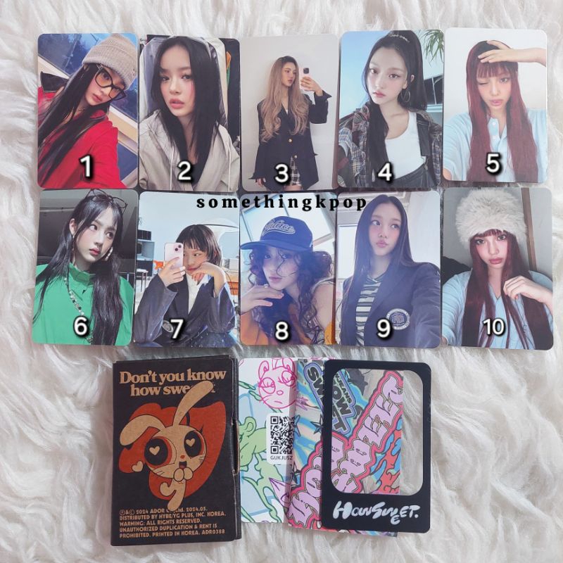 [Sharing] NewJeans HOW SWEET Weverse Album Ver. C Photocard | Minji Hanni Danielle Haerin Hyein