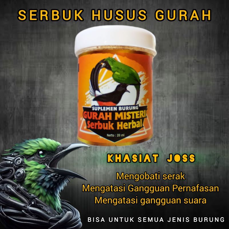 Gurah Burung SERBUK GURAH HERBAL Semua Jenis Burung