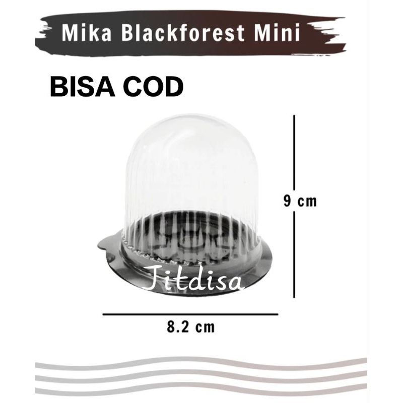 Mika Blackforest Mini / Mika Cup Cake / Mika Cake / Mika Tart Isi 10 Pcs
