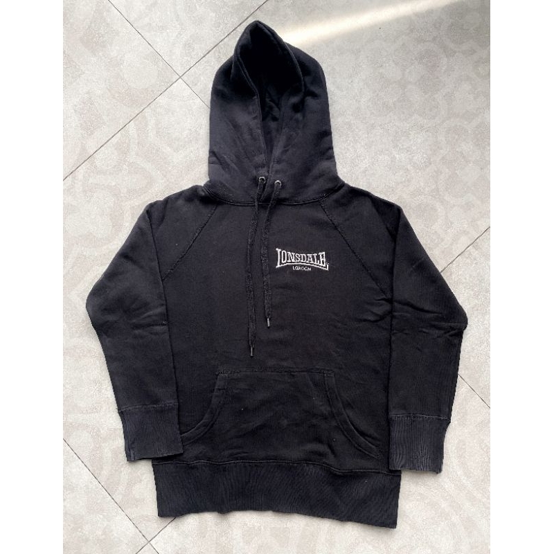 Hoodie Lonsdale London Black Second