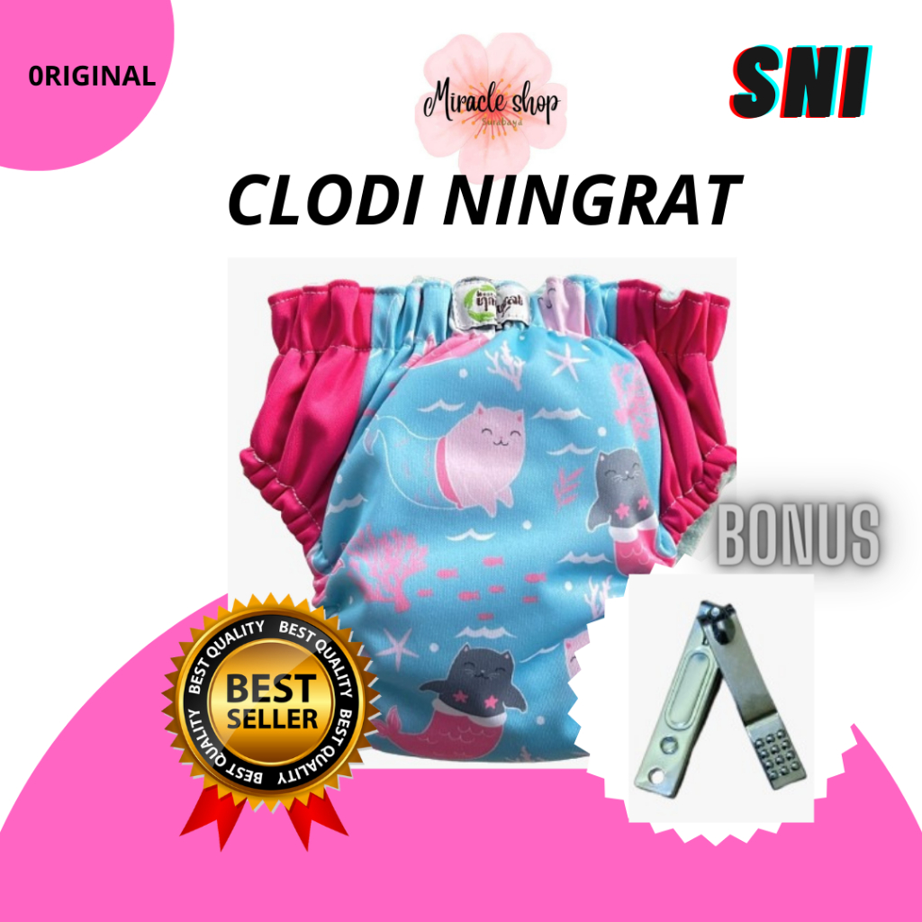 [BISA COD + GARANSI] [BELI SATU GRATIS POT0NGAN KUKU] CLODI NINGRAT AIO [POPOK KAIN] POPOK BAYI PEMP