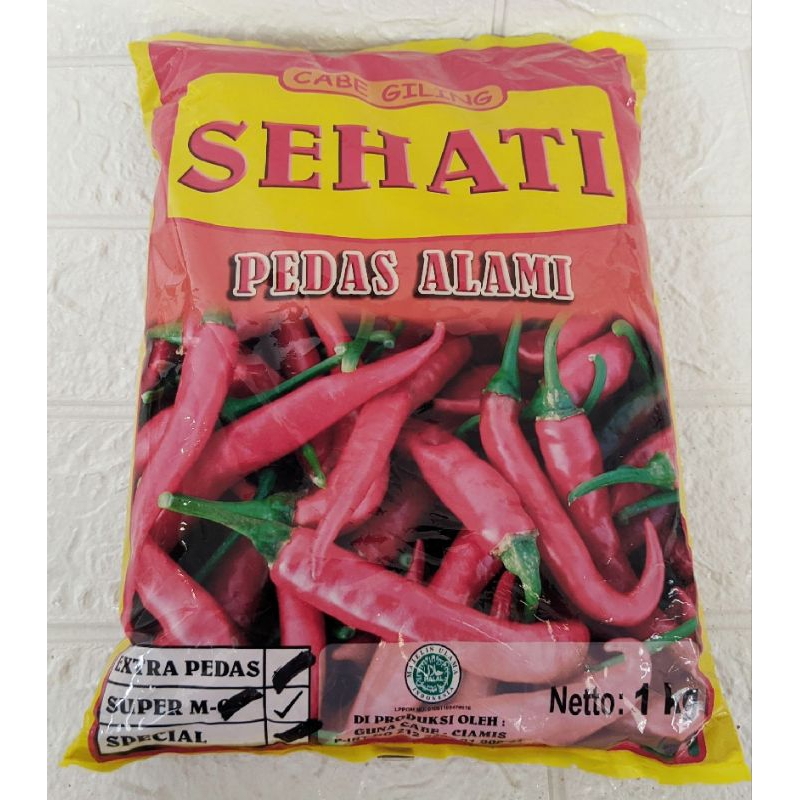 

KTr190 1kg CABE BUBUK HALUS SEHATI XTERA PEDAS